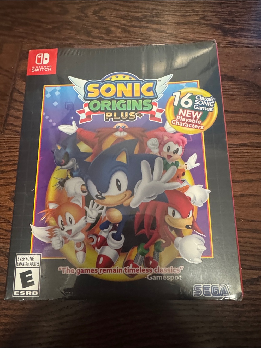 Sonic Origins Plus for Nintendo Switch - Blue Cover Artwork
